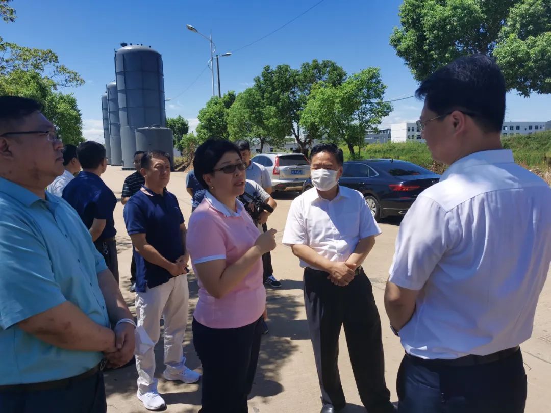 Liu Zhai, senior vice president of Guolian Co., Ltd. and CEO of Tu Duoduo, was invited to inspect Ruichang Industrial Park